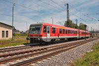 Triebzug VT 628 in Freilassing Südostbayernbahn