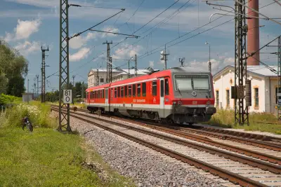 Dieseltriebwagen BR 628 629 am ehemaligen Betriebswerk