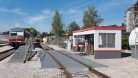 Diesellokomotive Dieseltriebwagen Tankstelle Betriebswerk Freilassing