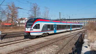 ET 132 Bayerische Regiobahn BRB Freilassing Bahnhof