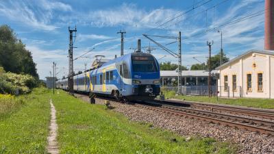 BRB Stadler Rail Flirt 3 Meridian Triebzug Lokwelt Freilassing