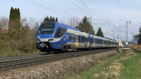 BRB Bayerische Regio Bahn ET 311 Flirt 3 Triebzug Freilassing