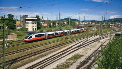 ÖBB S-Bahn Salzburg Bahnhof Freilassing Bombardier Talent