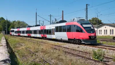 ÖBB Bombardier Talent 4024 078-0 S-Bahn Bahnhof Freilassing