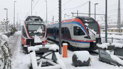 ÖBB Bombardier Talent BRB Stadler Flirt Bahnhof Freilassing