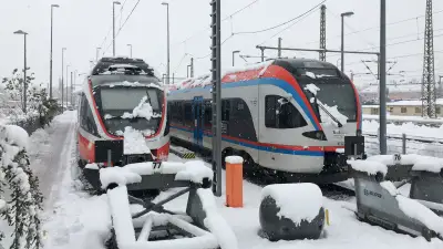 ÖBB Bombardier Talent BRB Stadler Flirt Bahnhof Freilassing