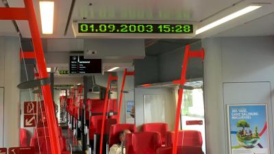 ÖBB S-Bahn Salzburg Freilassing falsches Datum