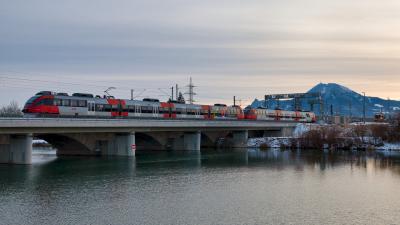 ÖBB S-Bahn Bombardier Talent Freilassing Salzburg Gaisberg