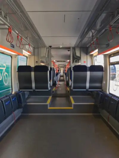 ÖBB S-Bahn Bombardier Talent Innenraum Fahrrad