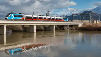 ÖBB 4024 008-6 Saalach-Brücke Freilassing Gaisberg Salzburg