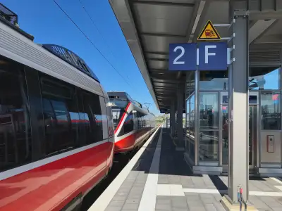 ÖBB S-Bahn Bahnhof Freilassing Bahnsteig 2