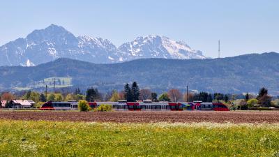ÖBB S-Bahn Salzburg Freilassing Hofham Regionalzug