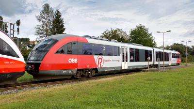 Dieseltriebwagen SIEMENS Desiro Classic ÖBB 5022 043-1 in Bad Waltersdorf