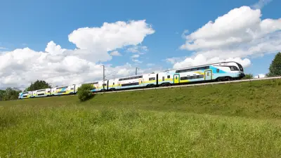 Westbahn Doppelstockzug STADLER KISS Ainring