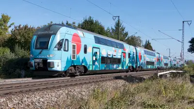 Westbahn Elektrotriebzug KlimaTicket STADLER KISS Freilassing