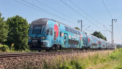 Elektrotriebzug STADLER KISS Westbahn KlimaTicket in Freilassing