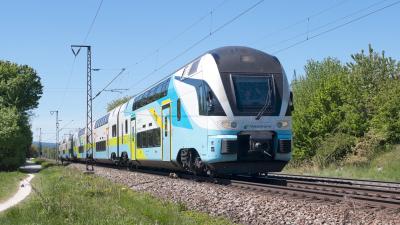Westbahn Doppelstockzug Triebzug Elektrotriebzug Freilassing