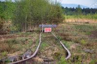 Feldbahn im Anringer Moos - Abstellgleis