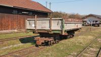 Feldbahn im Ainringer Moos - Waggon am Torfwerk