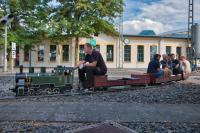 Parkbahn vor dem Lokschuppen Betriebswerk Freilassing