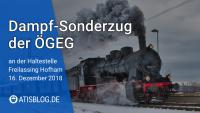 Weihnachts-Dampf-Sonderzug der ÖGEG in Freilassing