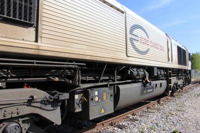 Güterzug Diesellokomotive Class 77 ECR 247 047-4