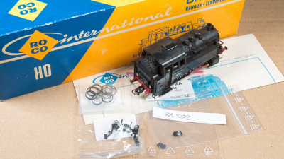 Roco Dampflokomotive BR 80 H0 Ersatzteile OVP Anleitung