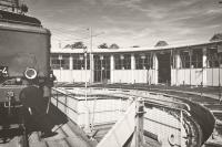 Lokwelt Freilassing - Lokschuppen und Drehscheibe, E 94 - BR 254