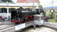 Dixie-Steam in der Lokwelt Freilassing 2015 - BR 01 fährt von der Drehscheibe