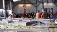 Dixie-Steam in der Lokwelt Freilassing 2015 - gut besuchtes Eisenbahnmuseum