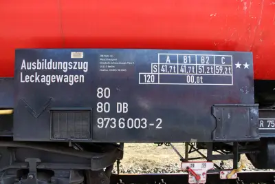 DB Netz Notfalltechnik Ausbildungszug Gefahrgut Freilassing Information Leckagewagen