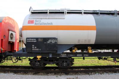 DB Netz Notfalltechnik Ausbildungszug Gefahrgut Freilassing Kesselwagen Praxiswagen