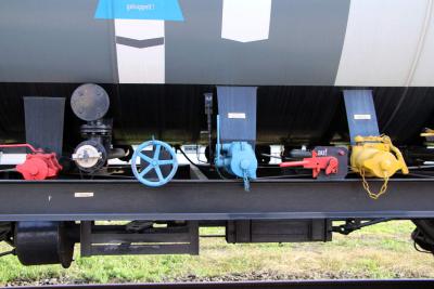 DB Netz Notfalltechnik Ausbildungszug Gefahrgut Freilassing Handrad Ventile