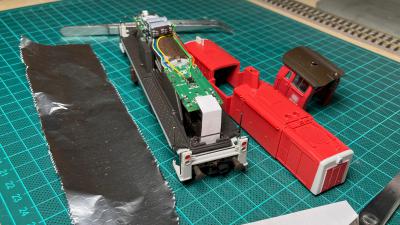 Roco Diesellokomotive V 90 BR 290 101-5 H0 Beleuchtung Licht Papier-Abdeckung