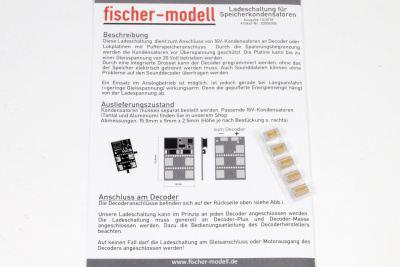 Pufferspeicher-Bausatz von fischer-modell Kondensatoren Platine