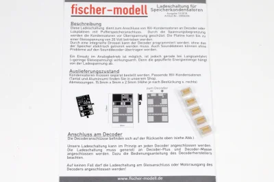 Pufferspeicher-Bausatz von fischer-modell Kondensatoren Platine