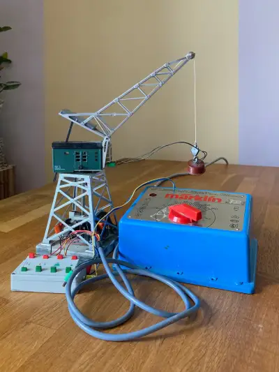 Märklin Drehkran 7051 Reparatur Trafo Steuerung Kabel defekt