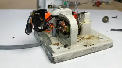 Märklin Drehkran 7051 Reparatur Motor Rotor Schild Kohlen