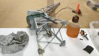 Märklin Drehkran 7051 Reparatur Antrielb Öler