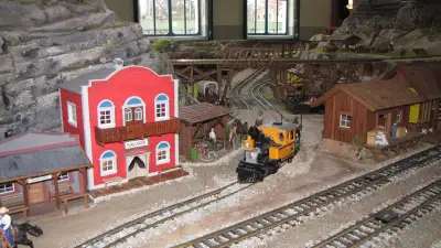 Modellbahn-Wochenende im Advent 2014 in der Lokwelt Freilassing - LGB-Modellbahn