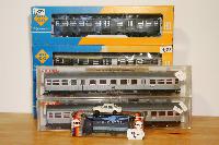 Waggons von Roco und Fleischmann, LKW von Herpa