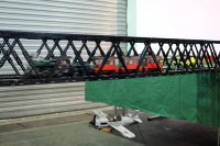 LEGO Eisenbahn Brücke, Dampflok