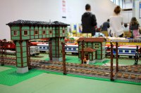 LEGO Eisenbahn Stellwerk