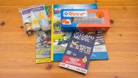 Industrie-Kleber Roco Rungenwagen H0 Modellbahnzeitschriften Modellbaumesse Ried
