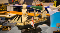 Segelschiff Standmodell Modellbaumesse Ried