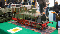 Dampflokomotive Standmodell Modellbaumesse Ried