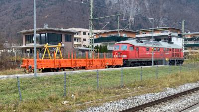 Oranger Rungenwagen Diesellokomotive SEL Ludmilla BR 232