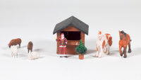 Panzer-shop.nl bemalte Figuren H0 1:87 Schafe Pferde