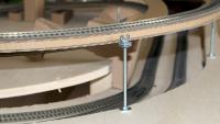 Modelleisenbahn H0 Trassenbau aus Wellpappe Gleise Stütze