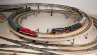 Modelleisenbahn Trasse 3D-Druck Gleise Stützen H0 Wendel